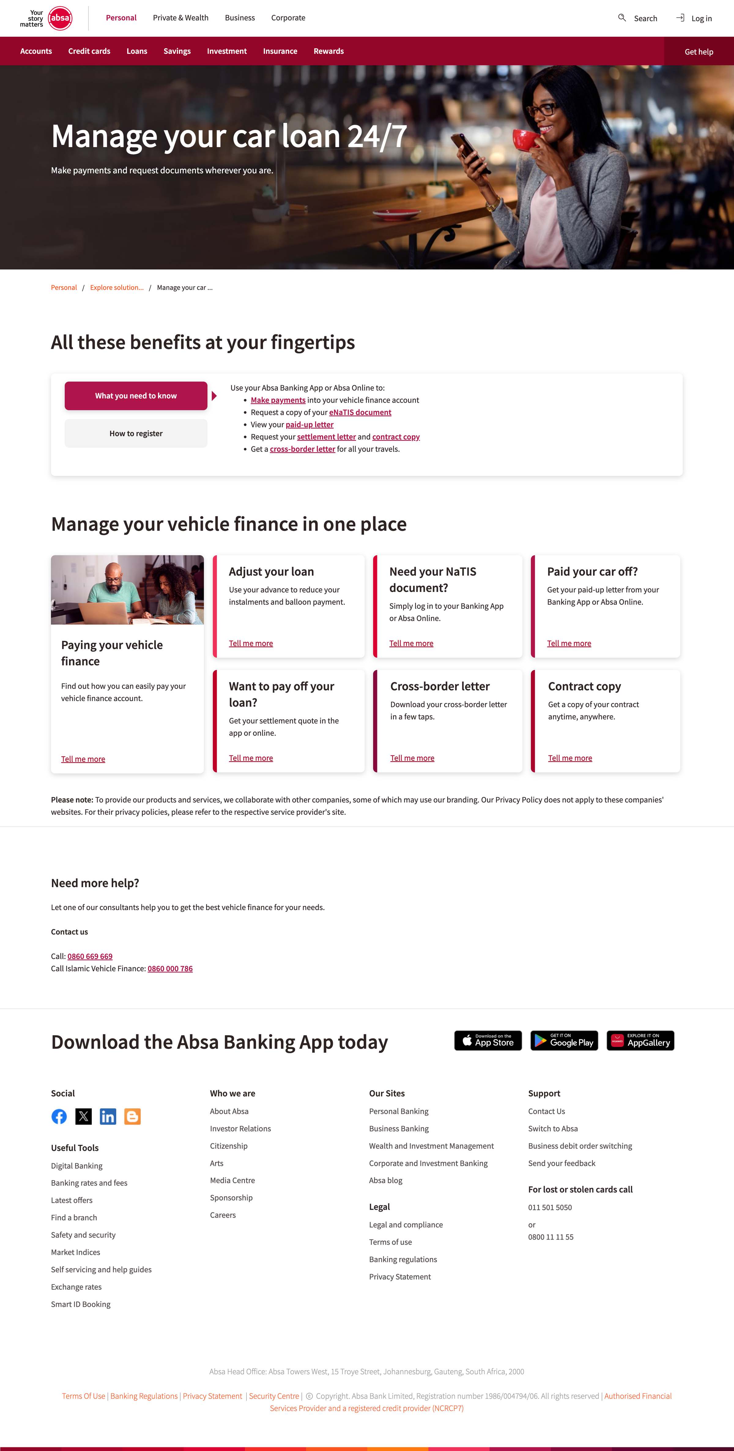 Manage your loan