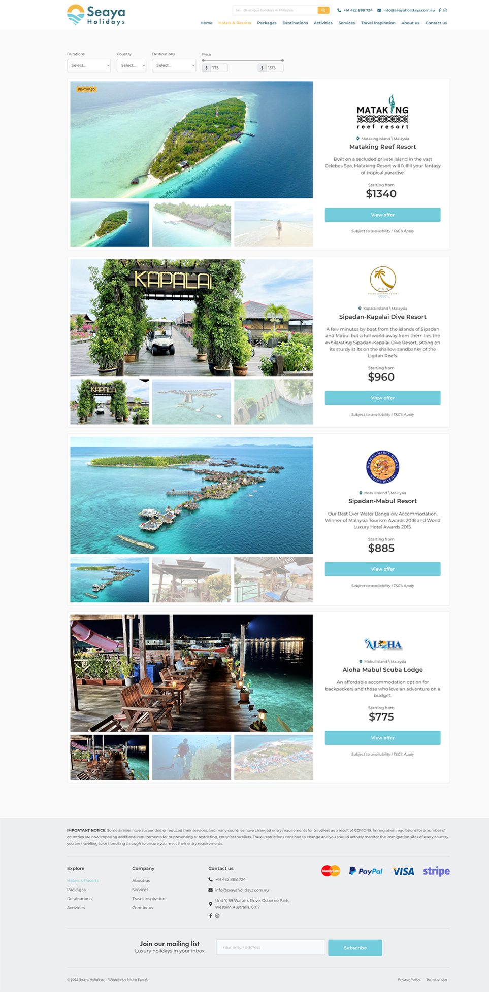 Hotels & Resorts