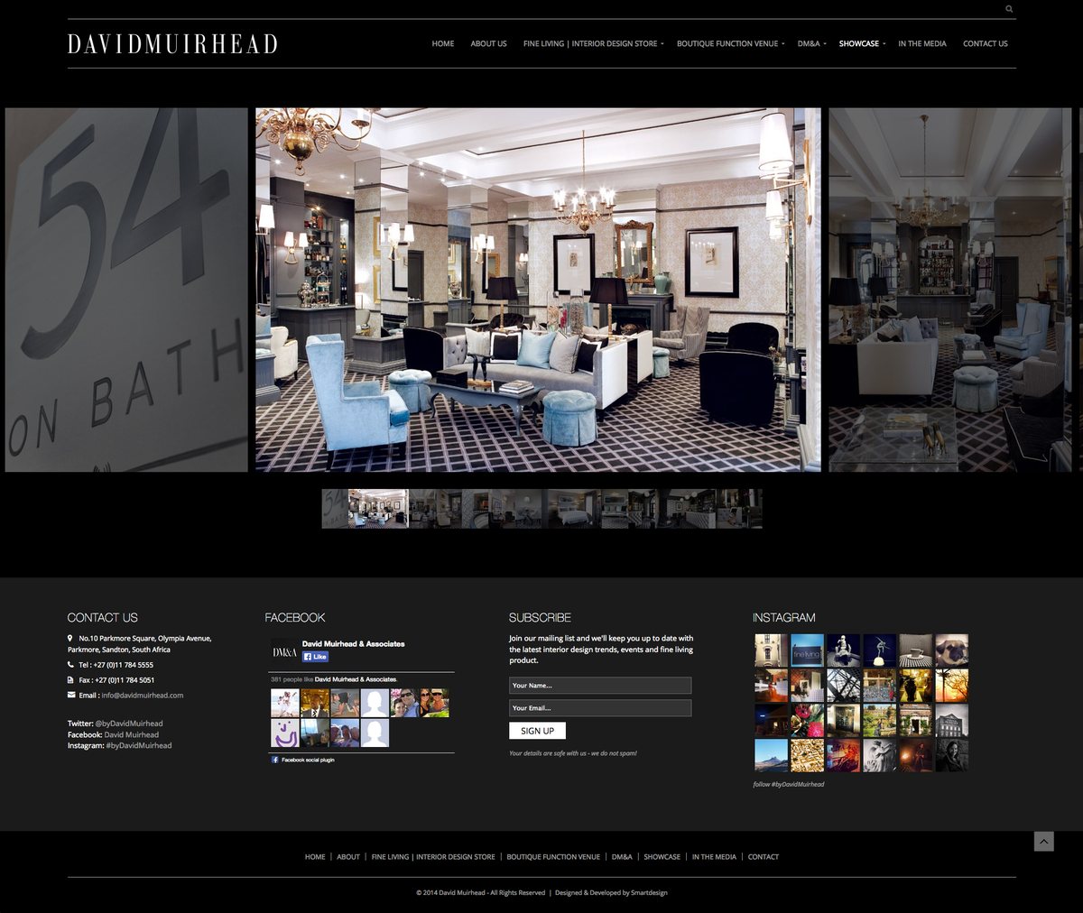 54 On Bath. Lobby, marble floors, contemporary lighting.