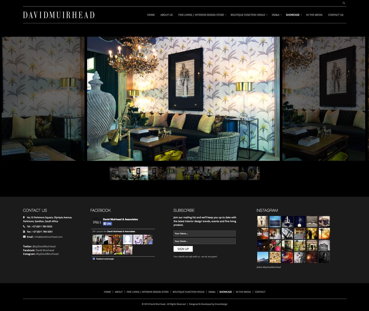 Exhibition project. Botanical wallpaper installation.