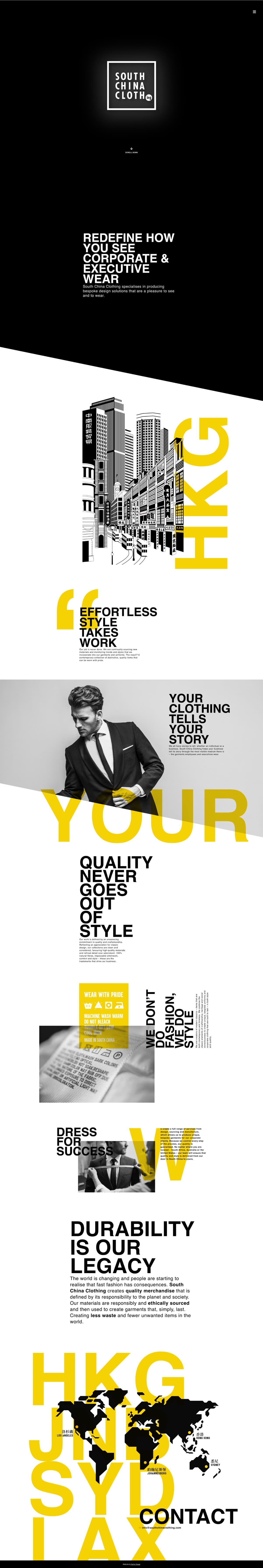Home. Bespoke tailoring across HKG, SYD, JNB and LAX.