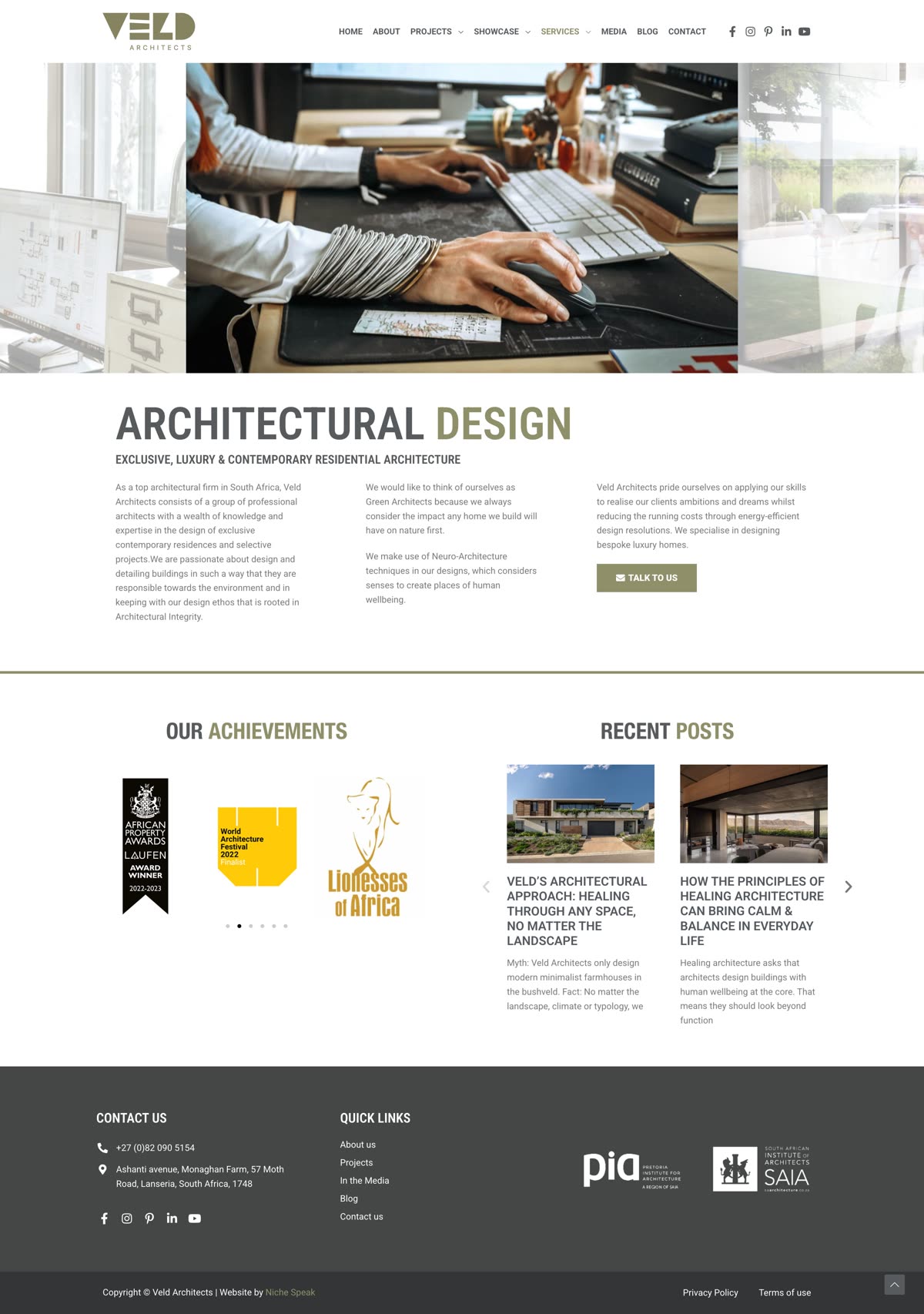 Architectural Design service. Drafting-table photography.